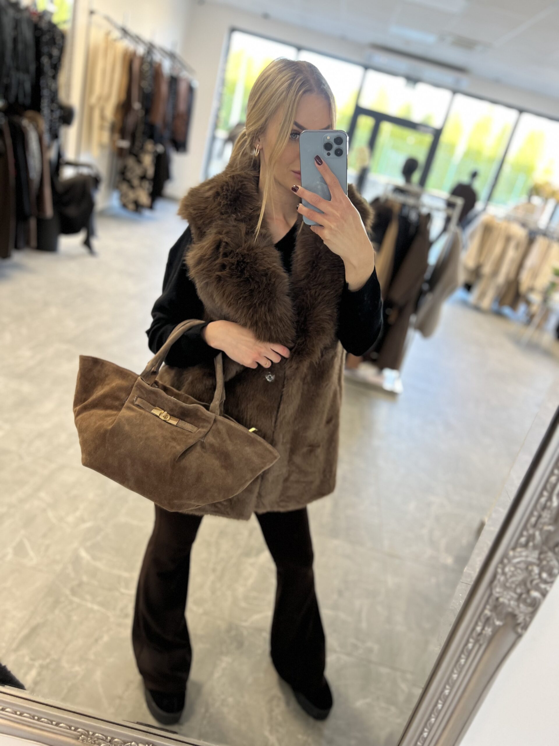 KAMIZELKA FUTRZANA LEMONADA