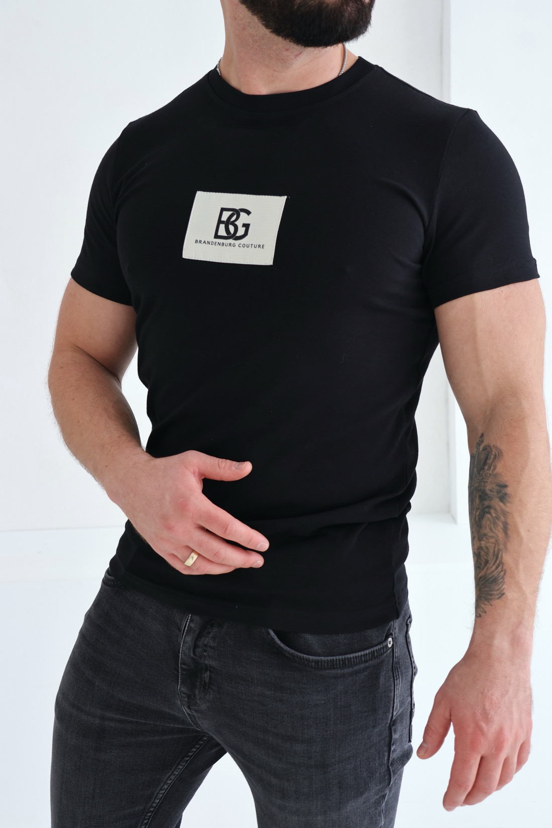 T-SHIRT MĘSKI BG BING CZARNY