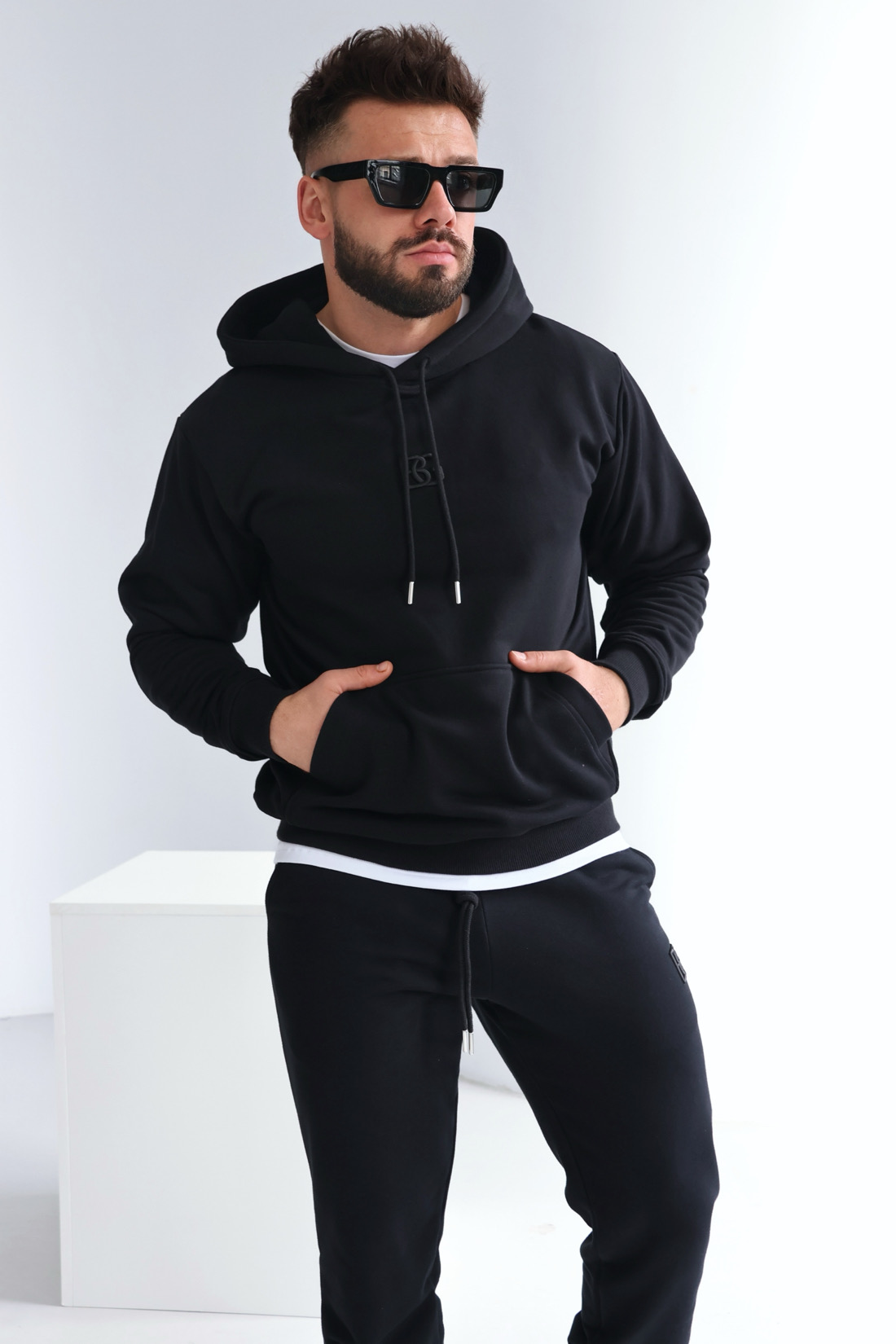 BLUZA MĘSKA BG KANGOO CZARNA