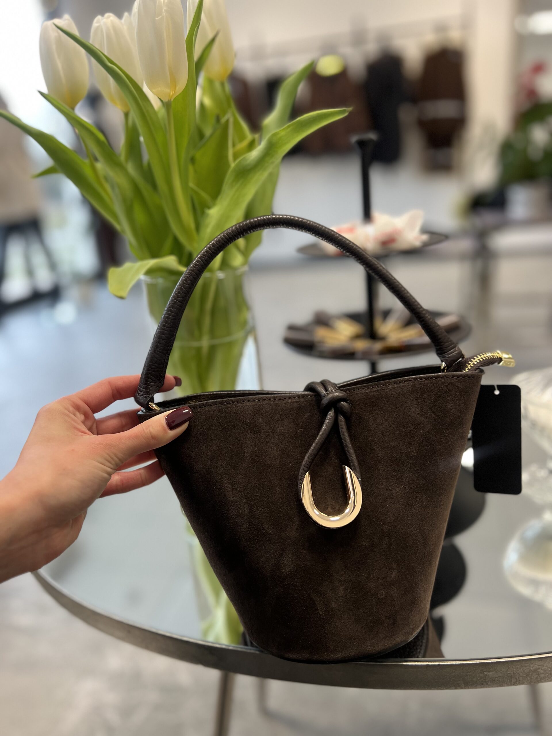 CZEKOLADOWA TOREBKA Z ZAPIĘCIEM