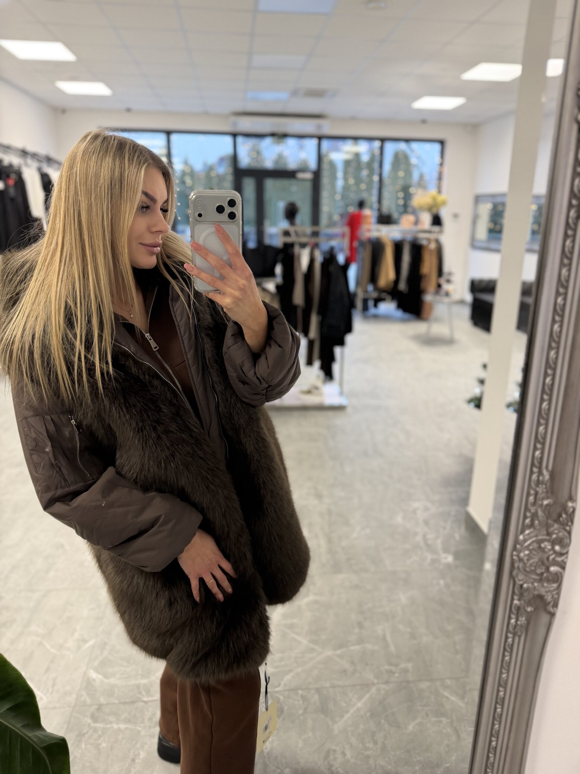 KURTKA MIŚ CZEKOLADA