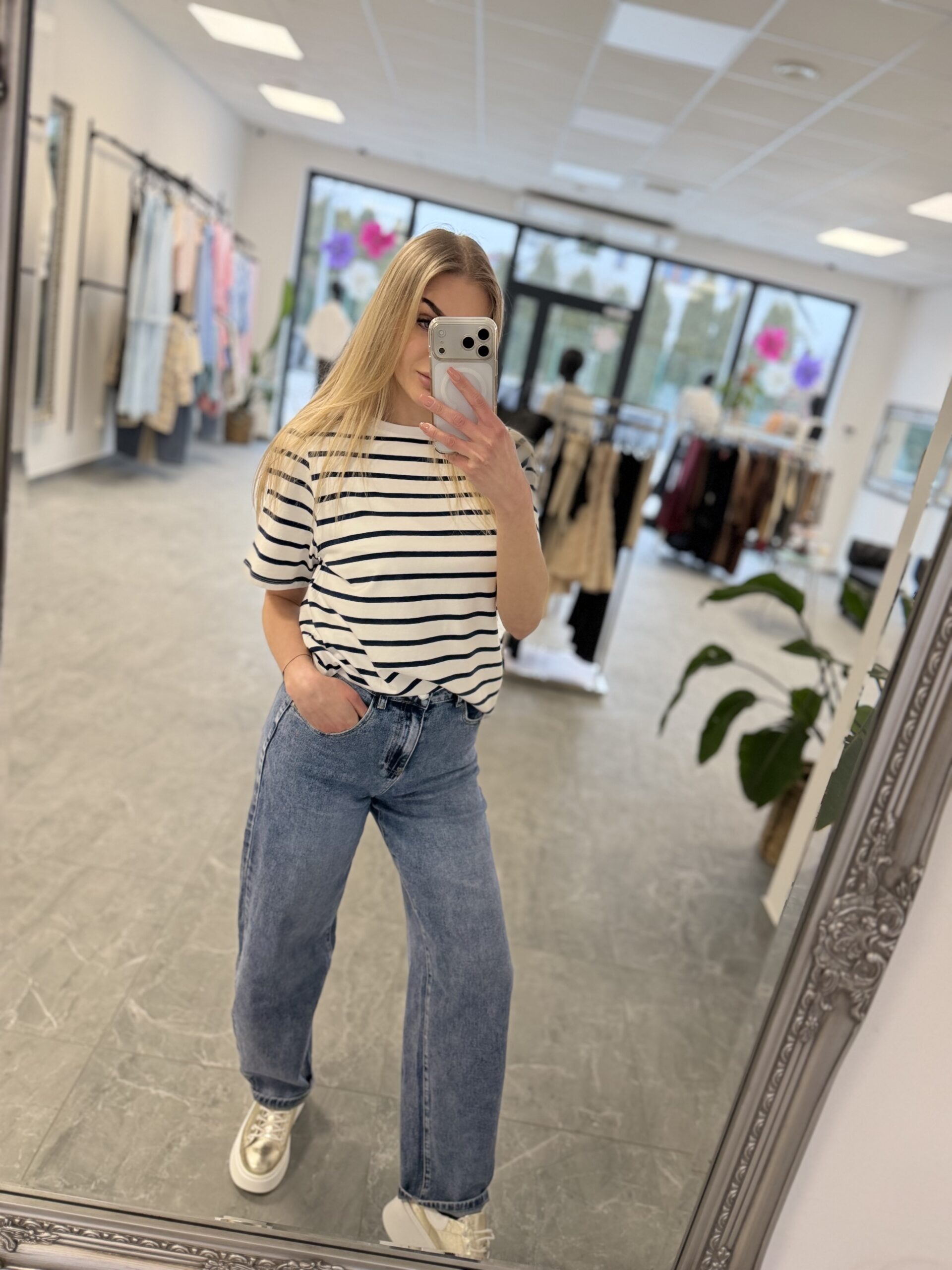 SPODNIE JEANSOWE BALON