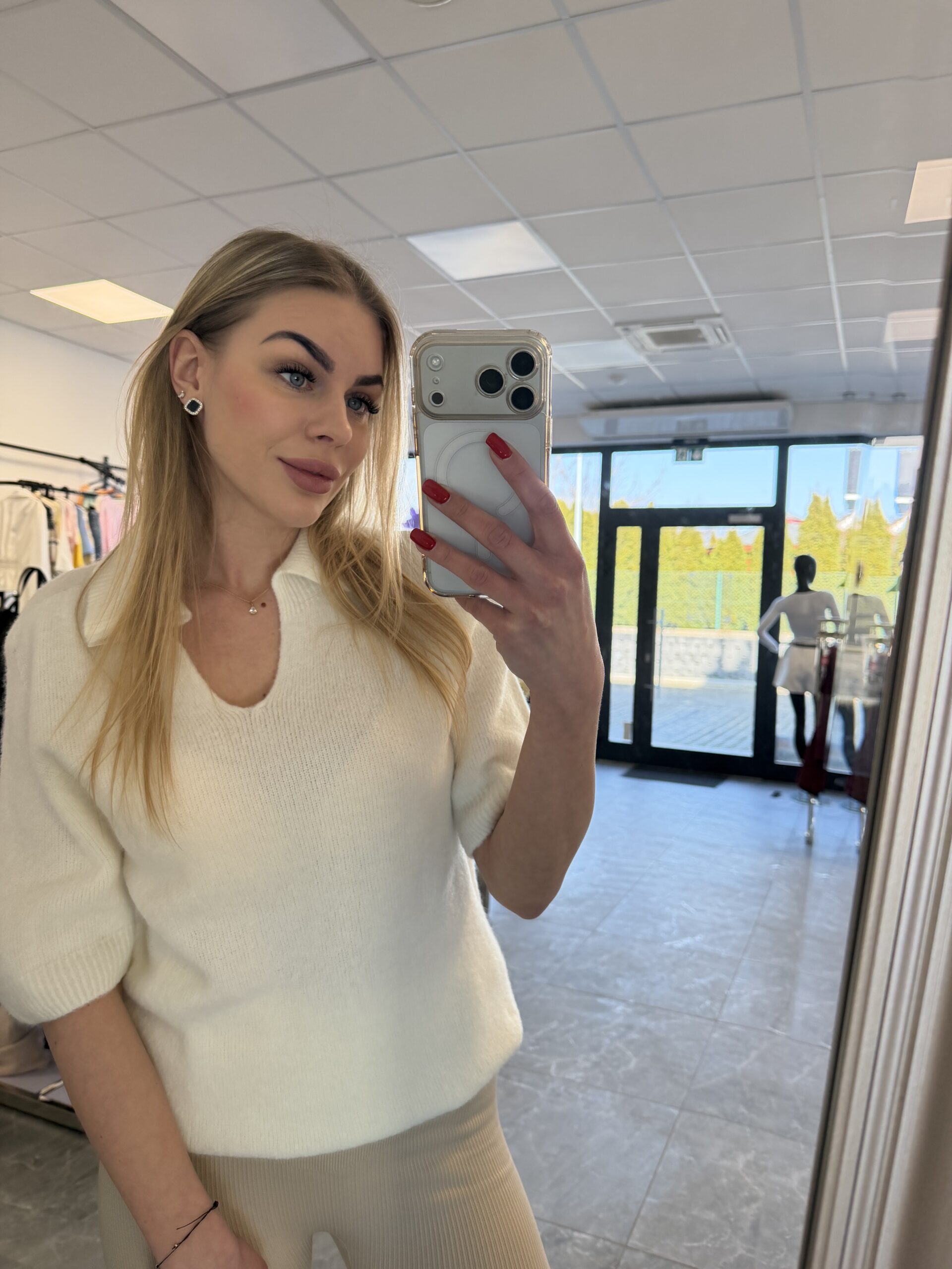 SWETEREK POLO KREM