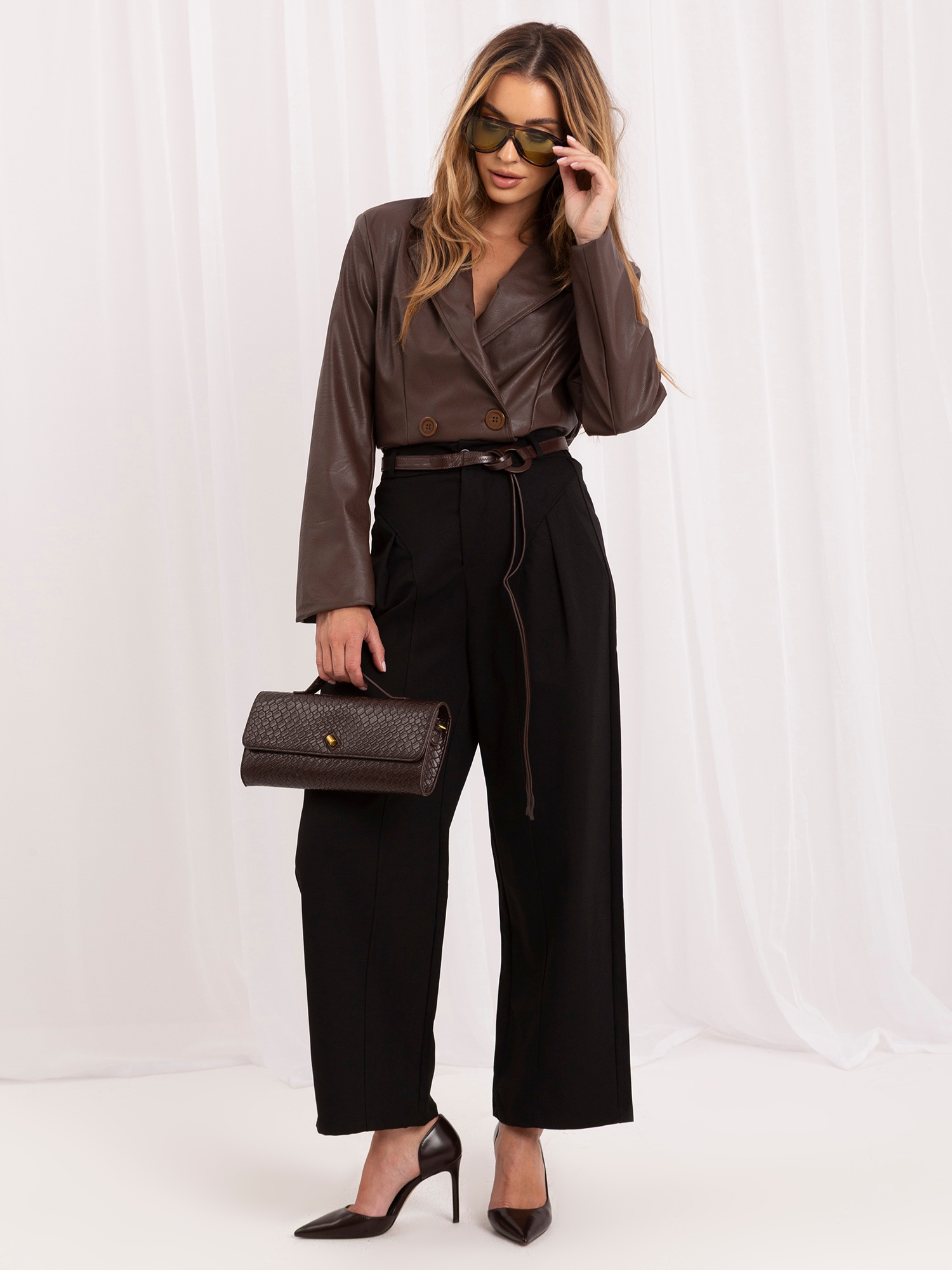 SPODNIE CULOTTE CZARNE